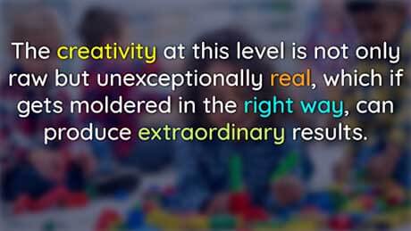Psychology of a child- the raw creativity