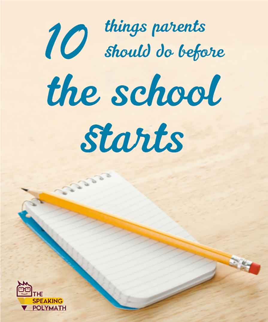 Tips to gear up for school even before the summer vacations end 