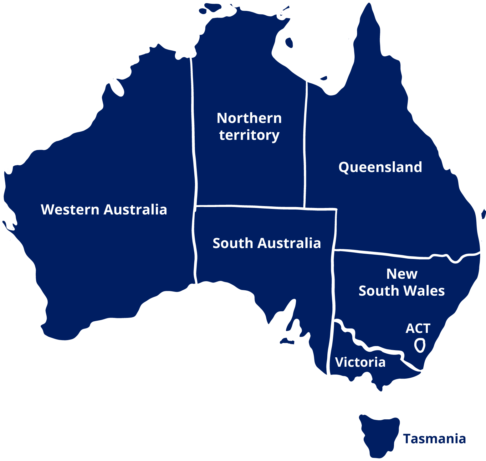 australia map