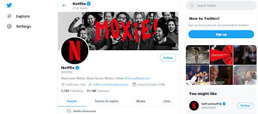 Netflix Twitter